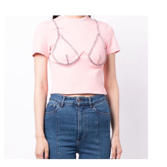 ‼️WOW‼️AREA🤩🤩🤩🤩🤩🤩
crystal-embellished cup-chain T-shirt
$536 - Picture 9 of 12